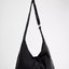 Black Slouchy Shoulder Bag