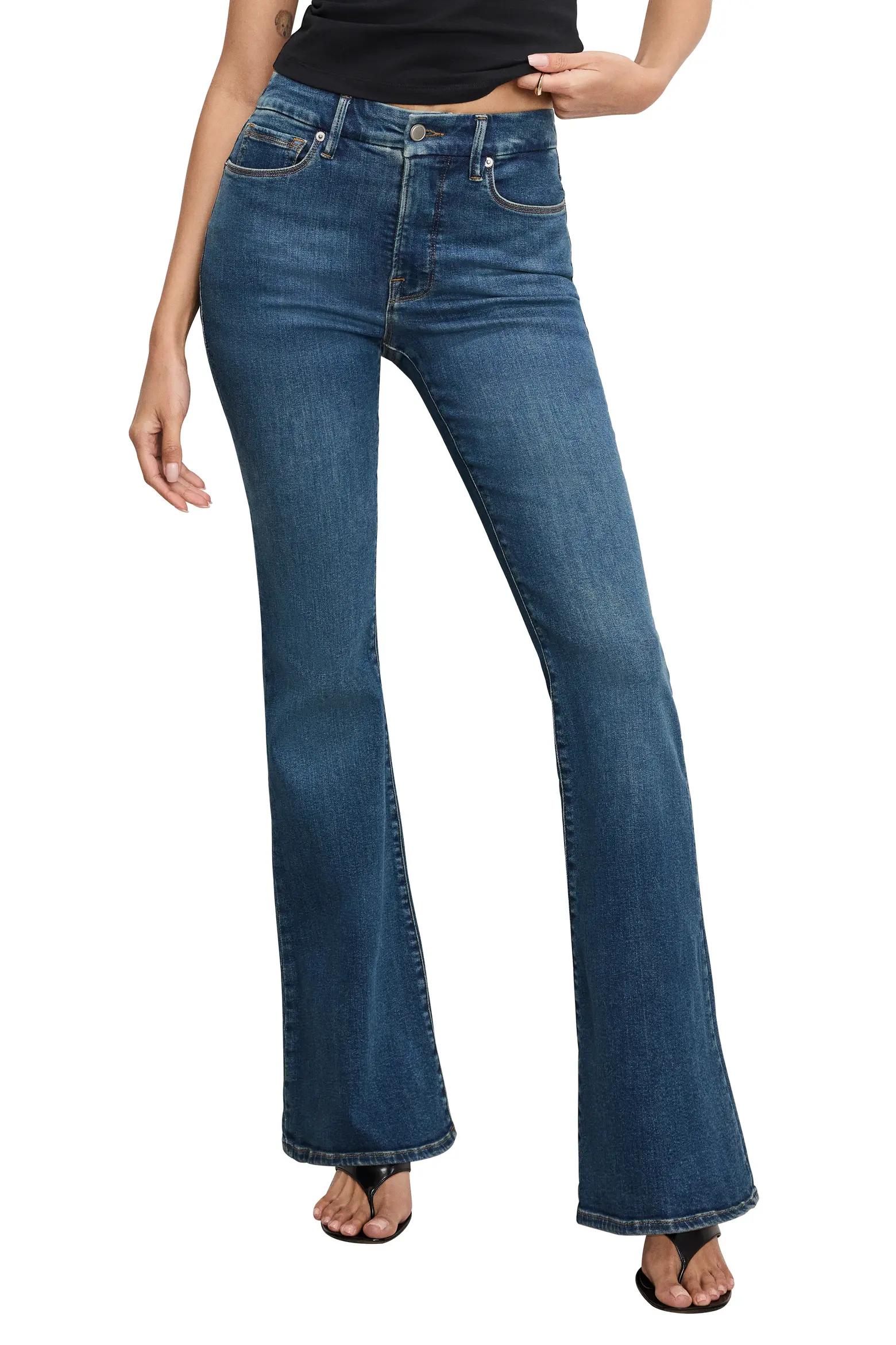 Blue Flared Jeans