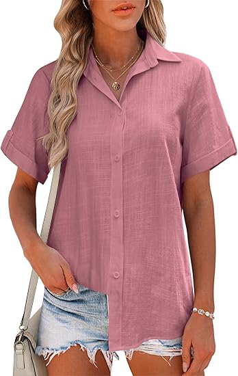 Mauve Linen Shirt