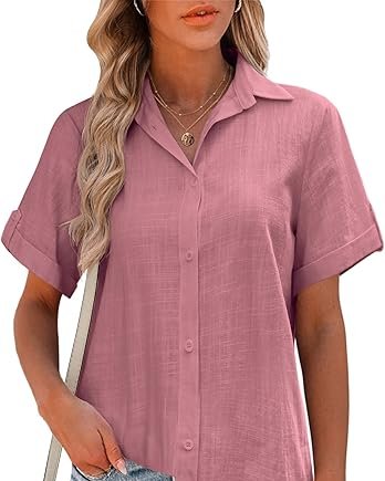 Mauve Linen Shirt