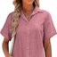Mauve Linen Shirt