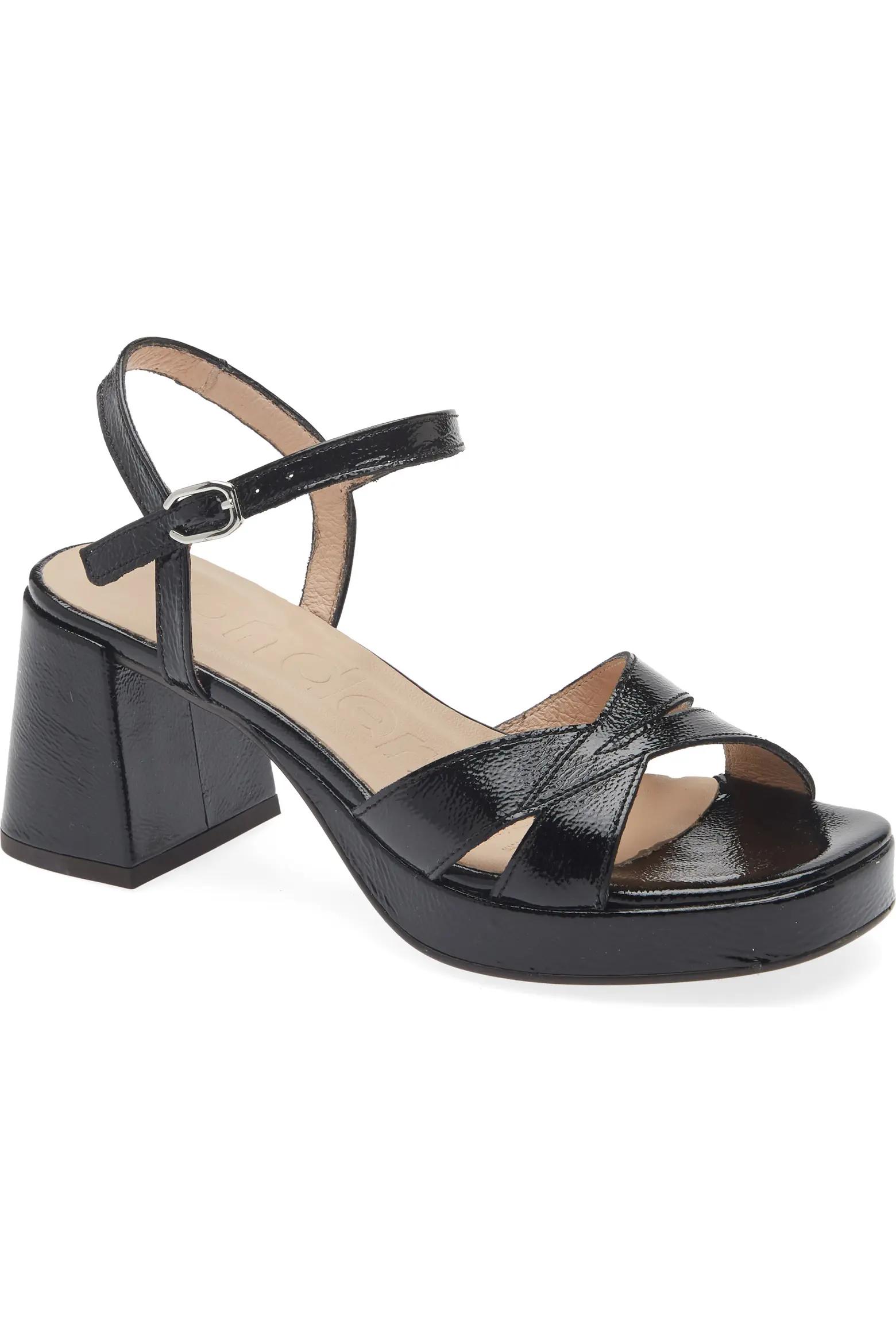Black Platform Sandals