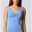 Light Blue Ruched Tank