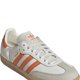 Cream and Orange Retro Sneakers