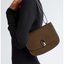 Braune Schultertasche aus Leder