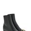 Black Buckled Ankle Boots