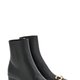 Black Buckled Ankle Boots