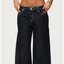 Black Wide-Leg Jeans