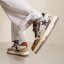 Cream Retro Sneakers