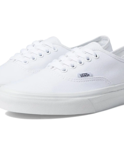 Weiße Canvas-Sneaker