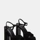Black Suede Platform Heels