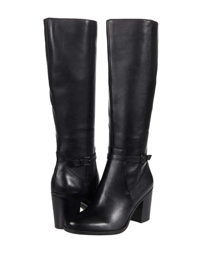 Black Heeled Knee-High Boots