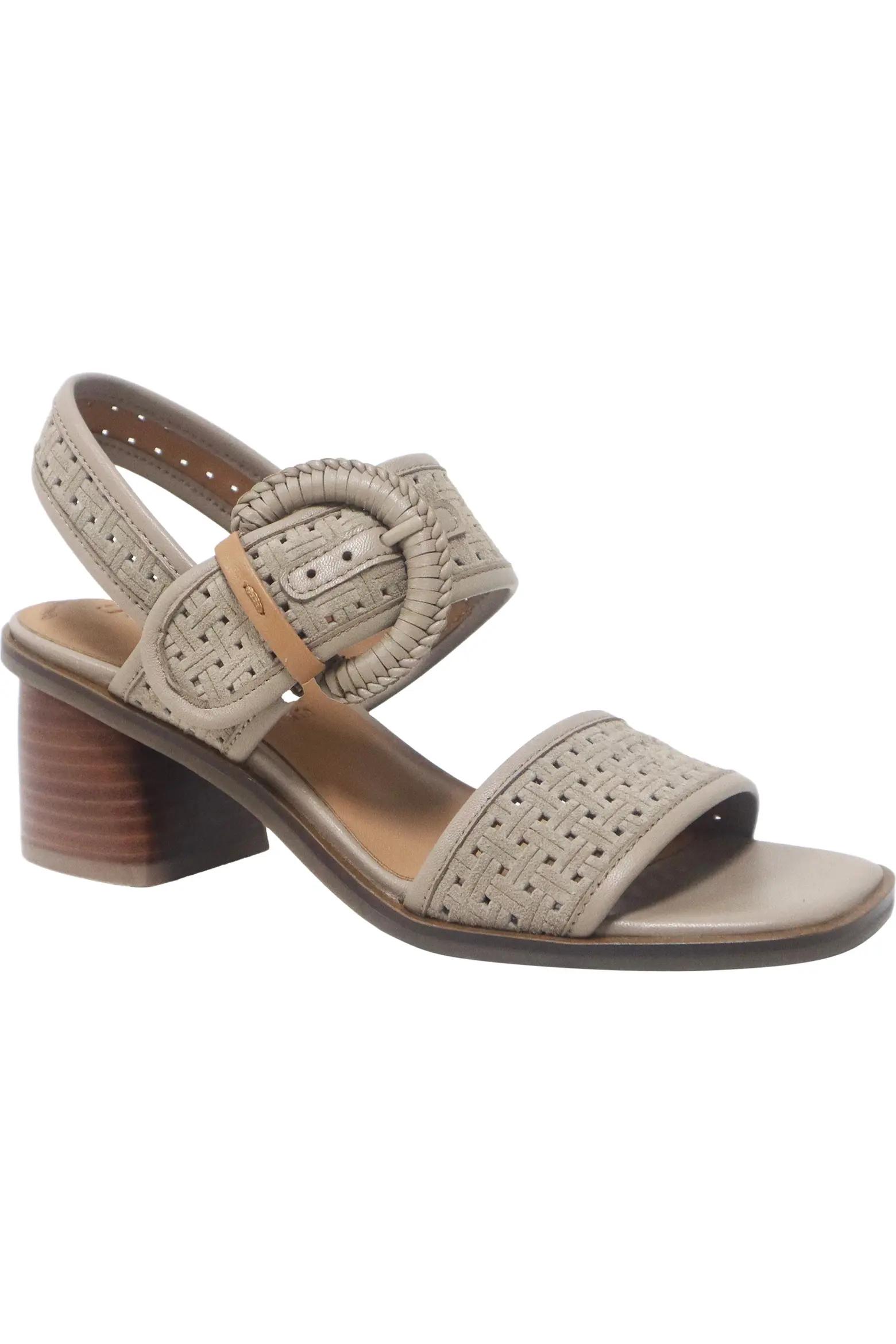 Beige Heeled Sandals