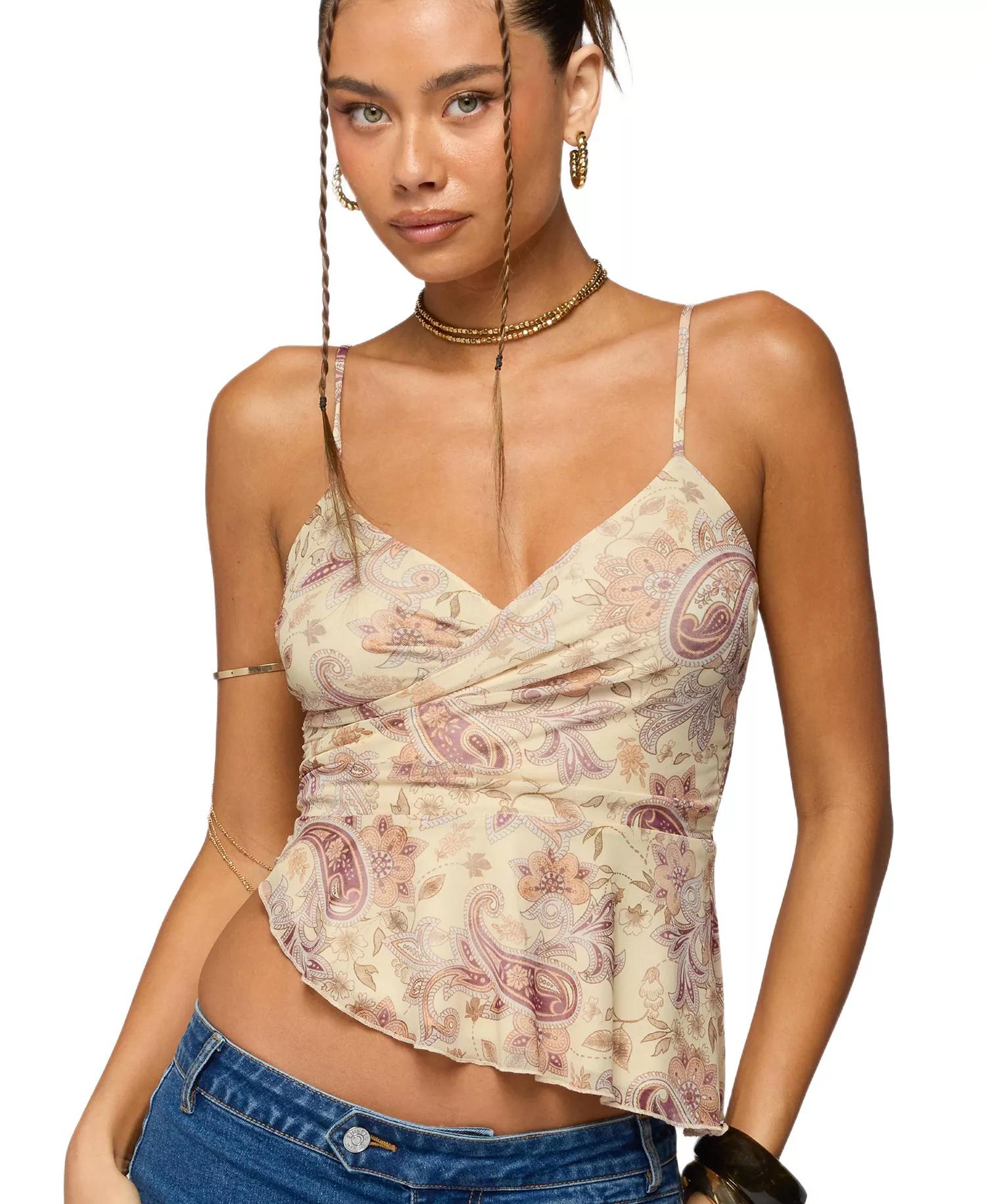 Cream Paisley Camisole