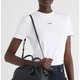 Black Leather Bowler Bag