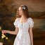 White Floral Mini Dress
