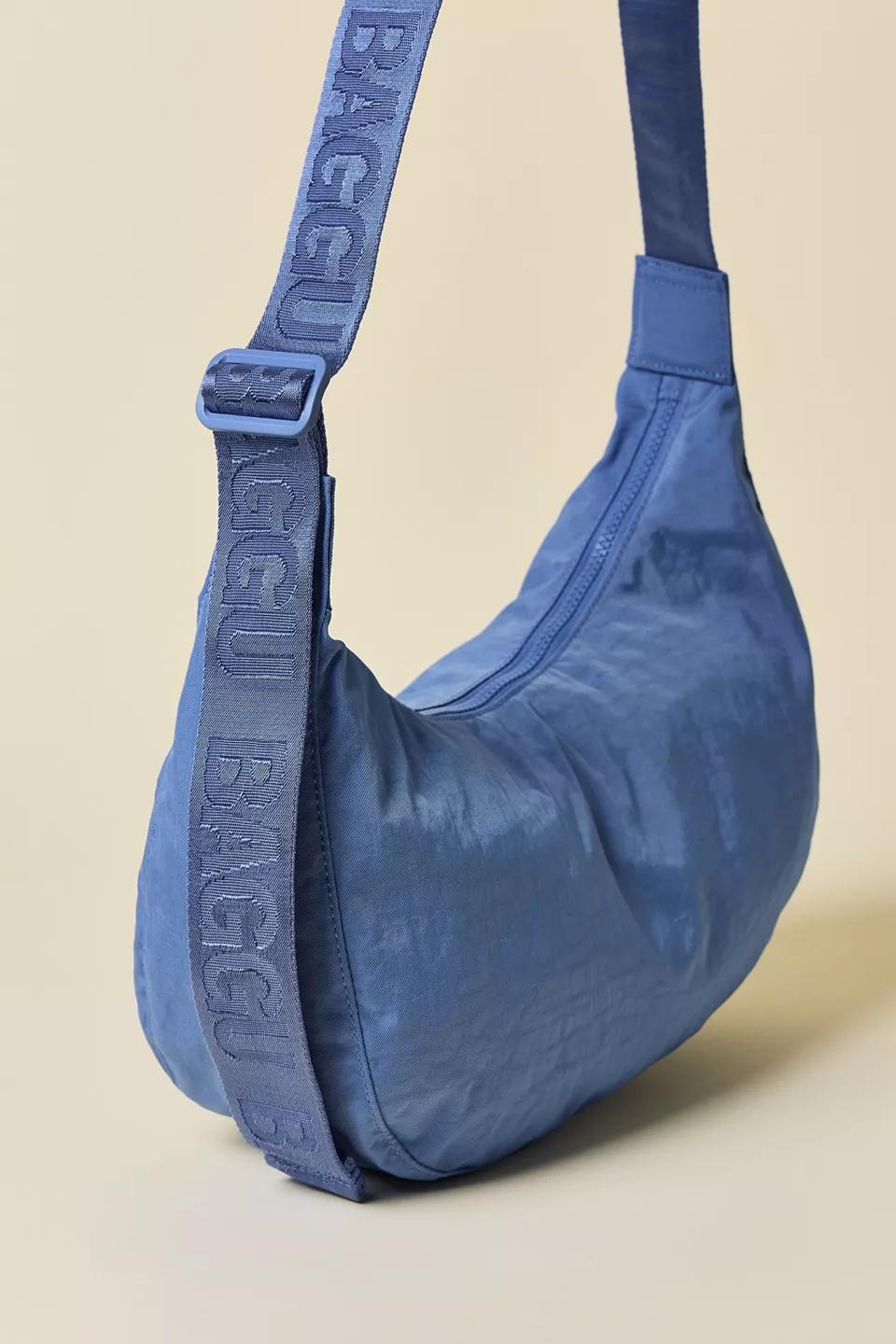 Blue Slouchy Shoulder Bag