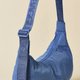 Blue Slouchy Shoulder Bag