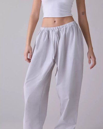Grey Relaxed Travel Trousers