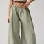 Mint Wide-Leg Jogger Pants