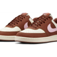 Brown and Pink Low-Top Sneakers
