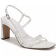 White Strappy Heeled Sandals