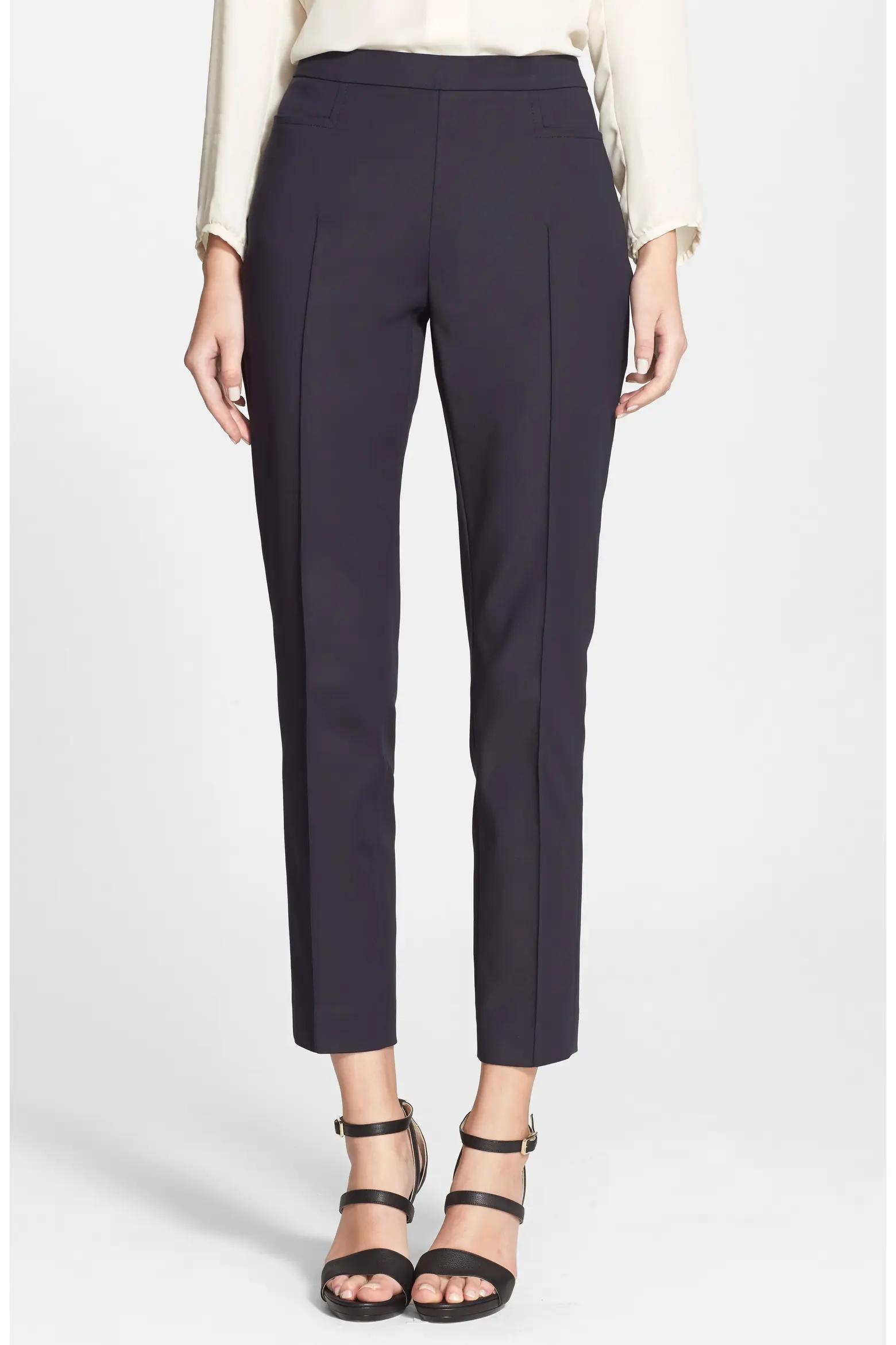 Black Tapered Trousers