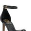 Black Knotted Strappy Stilettos