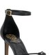 Black Knotted Strappy Stilettos