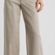 Beige Wide-Leg Trousers