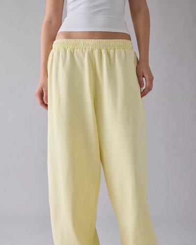 Pale Yellow Lounge Pants