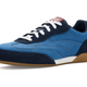 Blue Suede Retro Sneakers