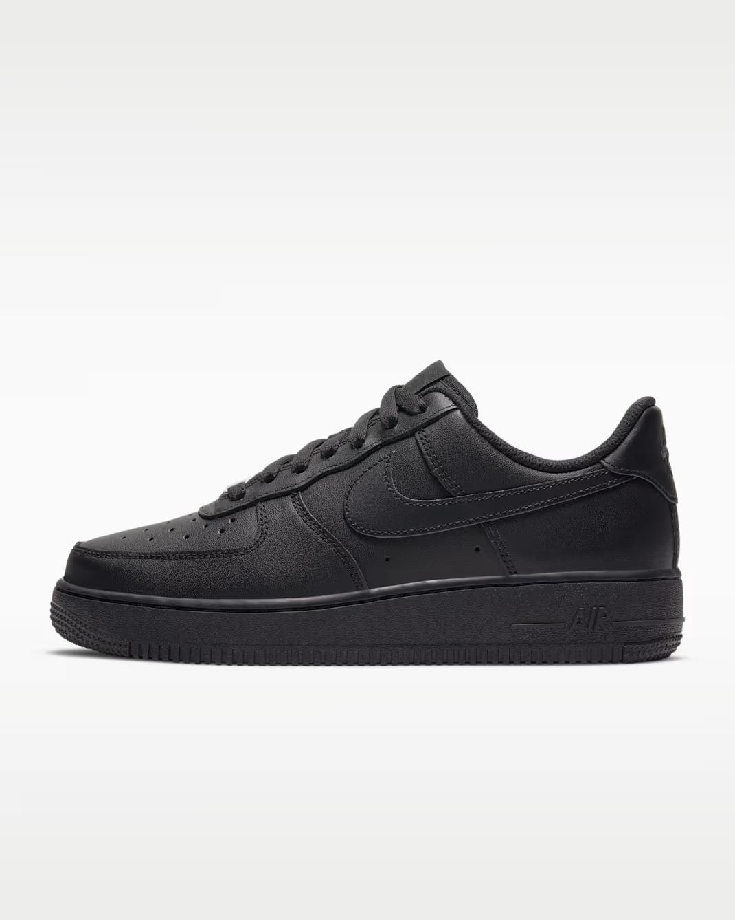 Black Air Force 1 Sneakers