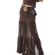 Brown Lace Maxi Skirt