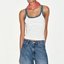 White Ringer Tank