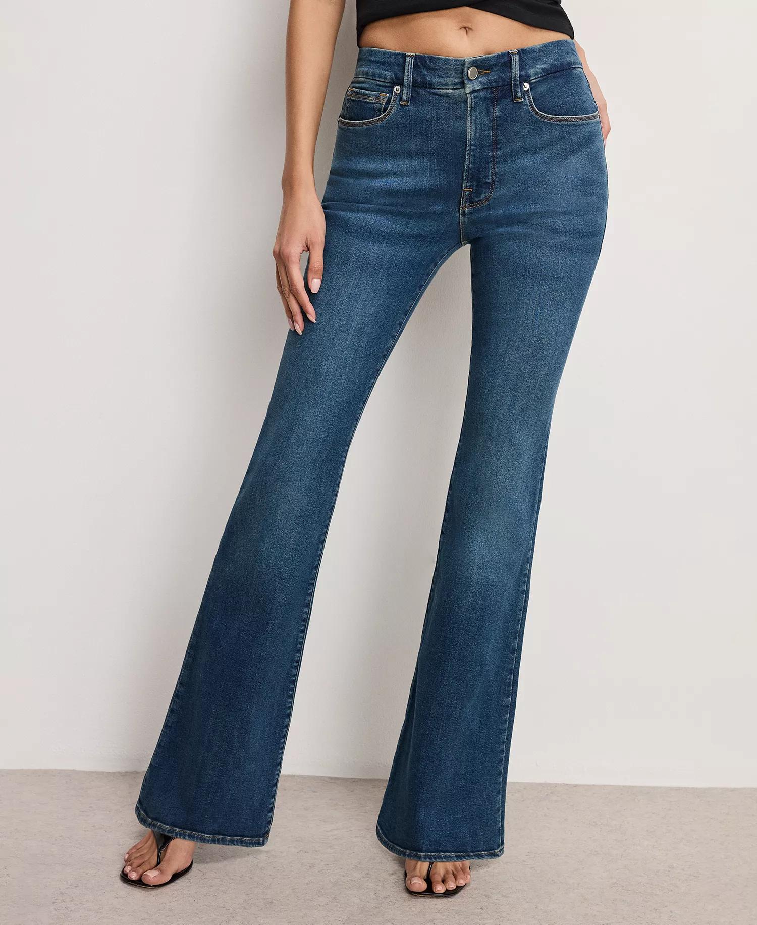 Blue Flared Jeans