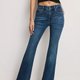 Blue Flared Jeans