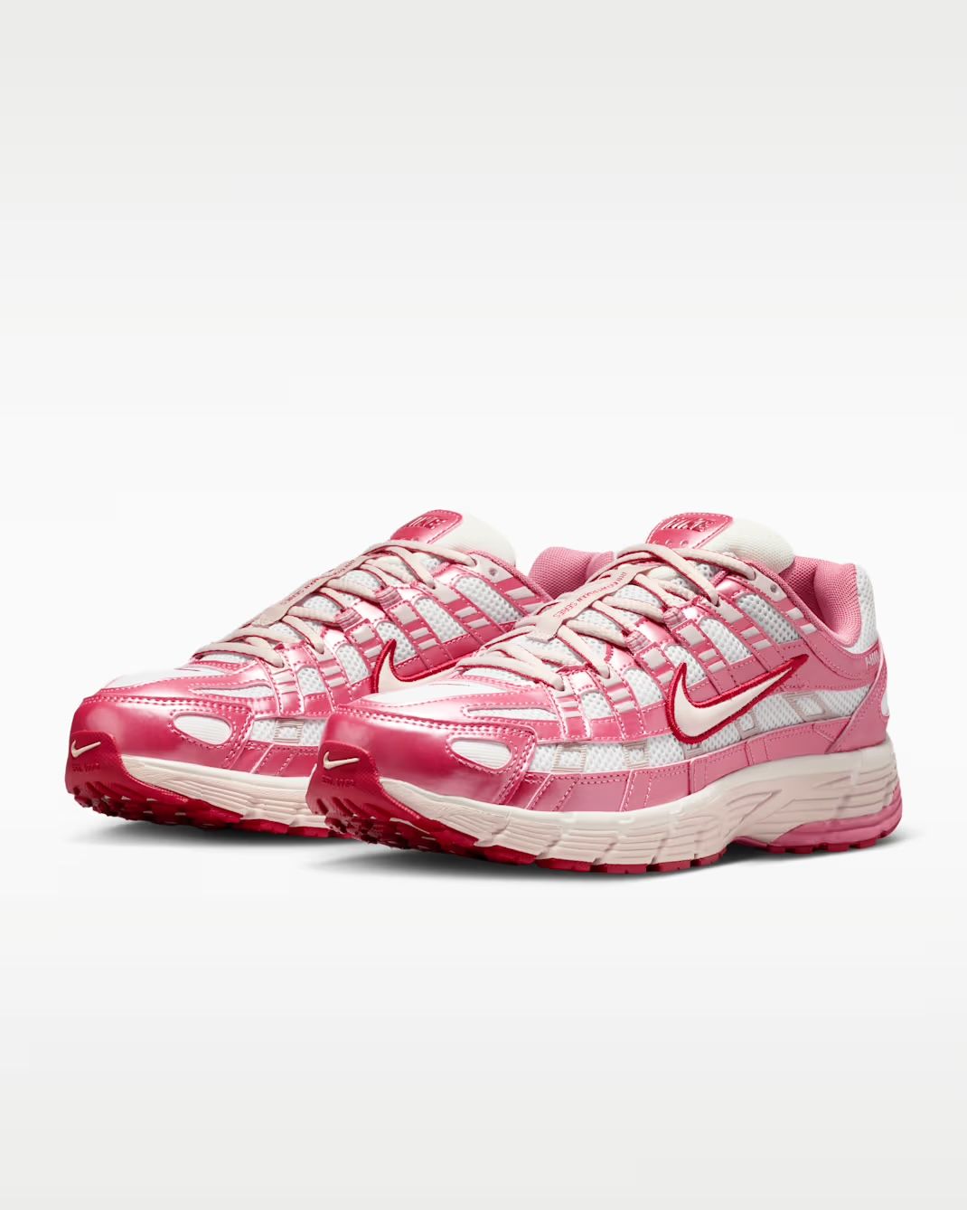 Pink & White Nike P-6000 Sneakers