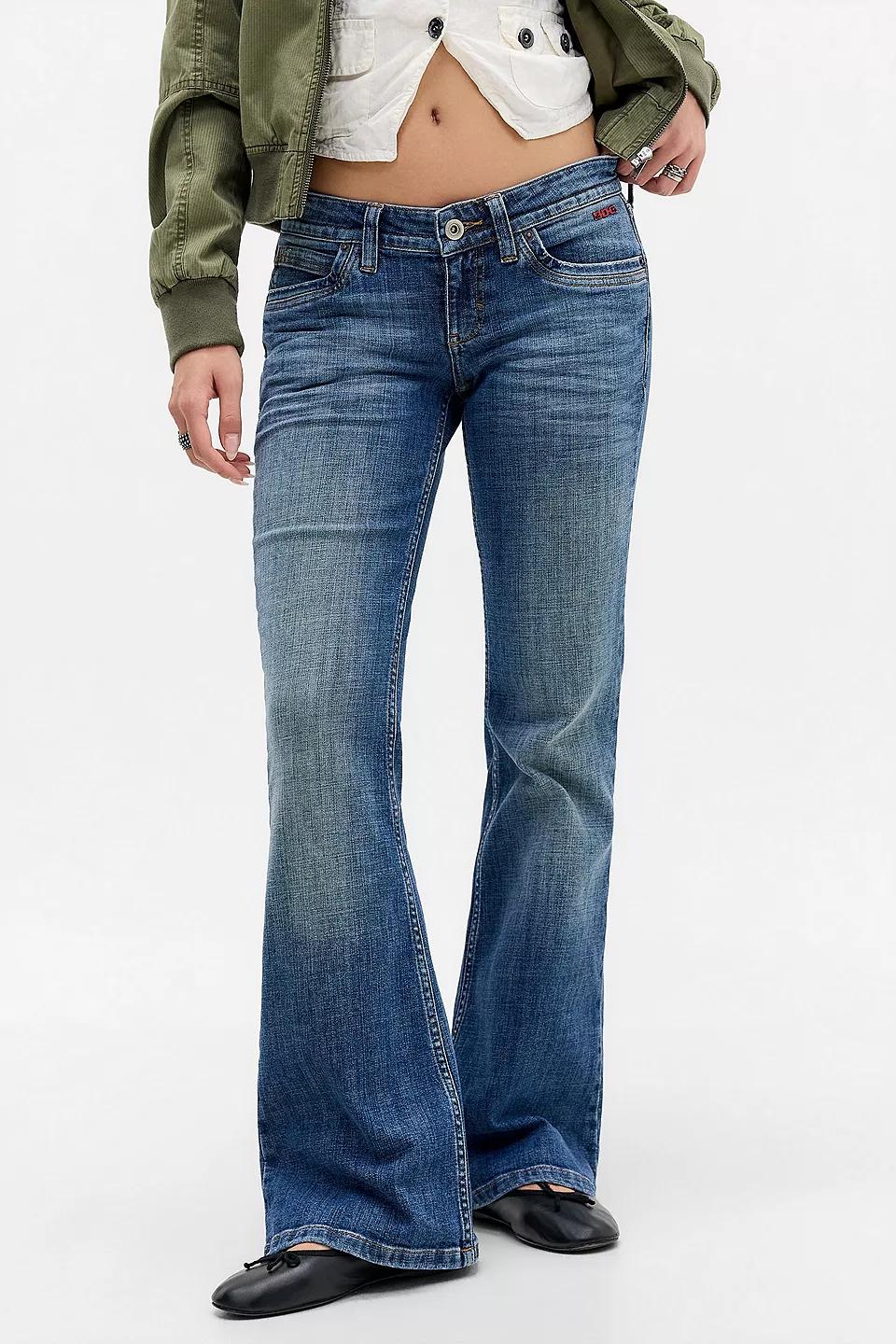 Blue Bootcut Jeans
