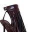 Burgundy Fringe Heels