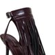 Burgundy Fringe Heels