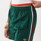 Green Side-Stripe Running Shorts