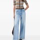 Light Wash Wide-Leg Jeans