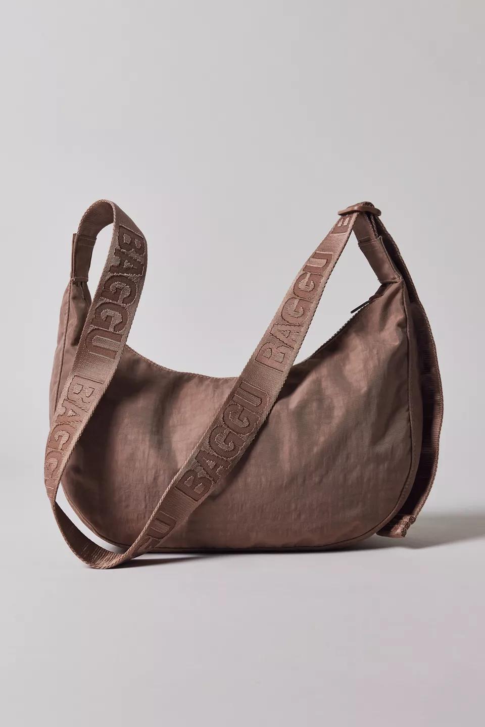 Brown Slouchy Shoulder Bag
