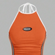 Orange Halter Sports Top