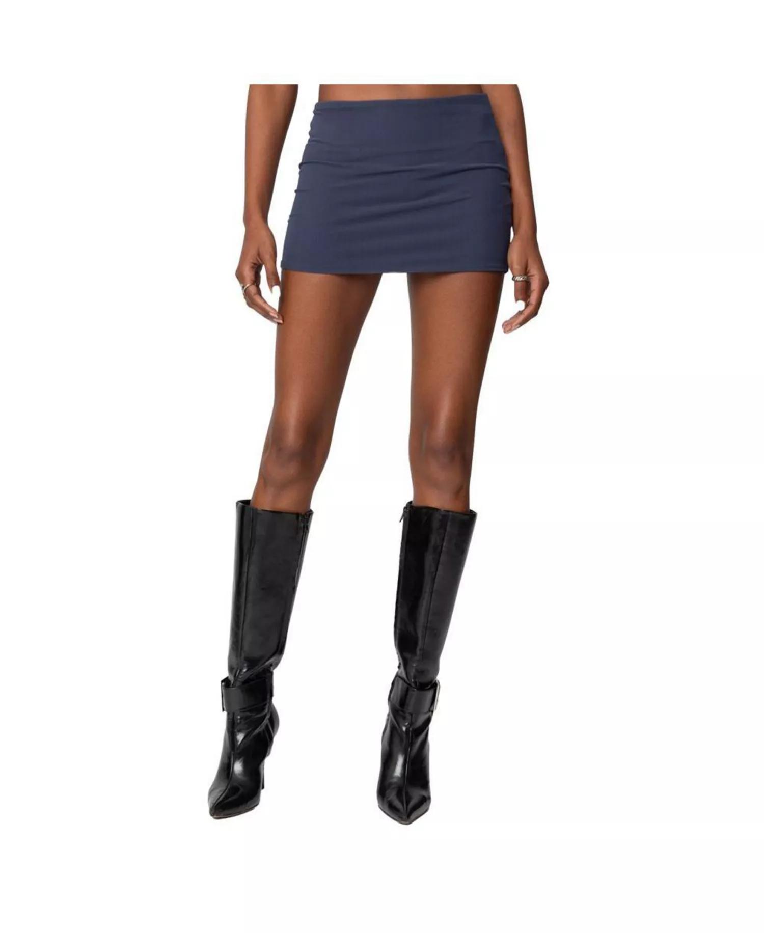 Navy Mini Skirt