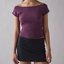 Plum Off-Shoulder Top