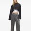 Charcoal Wide-Leg Sweatpants