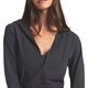 Black Cropped Zip Hoodie