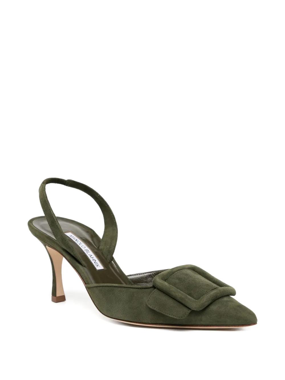 Olive Pointed Heels